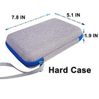 JCHPINE Hard Carrying Case for GiiKER Super Slide Brain Games, Protective Storage Holder for GiiKER Brain Teaser Puzzles Interactive Handheld Game Console Accessories (Blue Case Only)