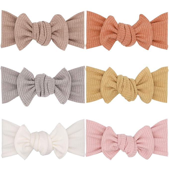 Baby Girls Headbands with Bows Infant Toddler Headwrap Hair Accessories