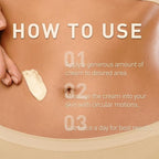 Enaskin Naturals Belly Firming Cream: B Flat Skin Tightening, Cellulite & Stretch Mark Reduction Cream for Stomach, Thighs and Booty - Hydrating Body Lotion for Women & Men, 3.38 Fl. Oz