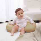 Nursing Pillow, Plus Size Breastfeeding Pillow Original Support for Baby Boys Girls Breastfeeding Essentials, with Removable Soft Cotton Cover (Beige, Standard (23.62 * 18.11 * 5.91 Inches))