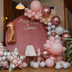 RUBFAC 129pcs Gray Balloons Different Sizes 18 12 10 5 Inches Matte Grey Latex Balloon Garland Arch Kit for Birthday Party Graduation Baby Shower Wedding Holiday Decoration