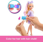 Barbie Dream GET Ready Malibu” Fashion Doll with Stylized Hair, Including Surprise Hair Accessories & 15+ Looks