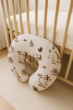 Nursing Pillow Covers 2 Pack, Breastfeeding Pillow Slipcovers Soft and Stretchy, Nursing Covers for Baby Girls Boys Newborn