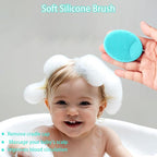 Baby Hair Brush and Comb Set, 4Pcs Baby Soft Bristles Hairbrush Cradle Cap Brush Hair Comb for Newborns Toddlers Boys Girls (Green)