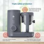 Baby Food Maker Bellababy Baby Food Processor, Puree Blender Steamer with Reversible Steam Basket, One Button Easy Operation & Large Opening for Easy Cleaning