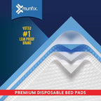 100 Pack Disposable Baby Changing Pads 17 X 13 Inches, Super Absorbent Incontinence Underpads, Waterproof Potty Training, Diaper Liners