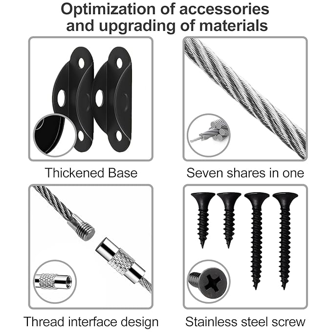 Furniture Anchors for Baby Proofing, Anti Tip Furniture Anchor Securing 420lbs Tension Earthquake Resistant Metal Furniture Wall Anchor Prevent Baby Pet from Falling Furniture（12 Pack，Black）