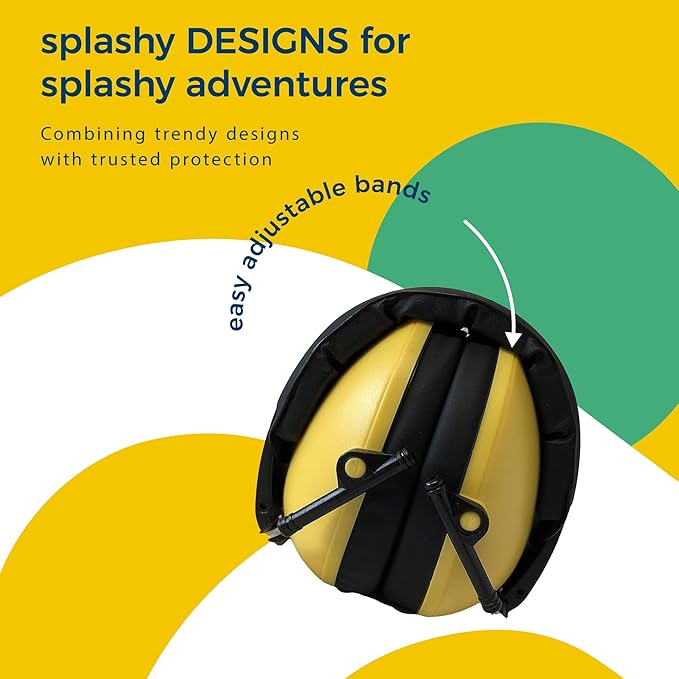 BANZ Kidz Earmuffs 2 Years & Older - Loud Noise Cancelling Kids Headphones & Toddler Ear Muffs, Size Adjustable