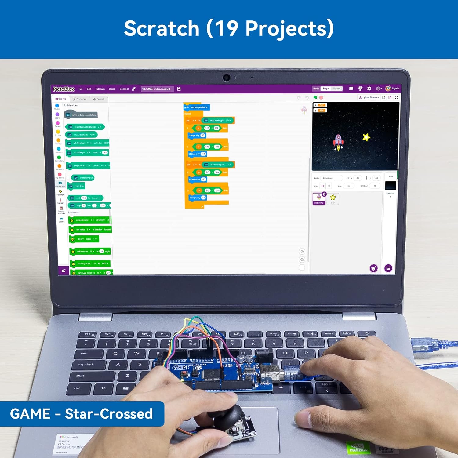 SunFounder The Most Complete Starter Project Kit Compatible with Arduino IDE Mega 2560 R3 Mega328 Nano Mega2560, Scratch Coding, Included 42 Online Tutorials