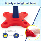 Costzon Kids Basketball Hoop, 8-Level Height Adjustable Basketball Goal Stand with Weighted Base, Indoor Toy Basketball Set Outdoor Play Sport for Boys Girls Age 3+