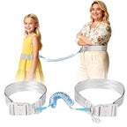 JXM Safety Waist Harness for Active Child, Hands Free Walking Leash with Lock for Autism, Secure Waist Belt for Special Needs, ADHD, Autistic Kids, Adjustable Elopement Tether with Key (Plus Size)