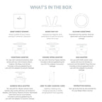 The Baby’s Brew 3.0 Portable Bottle Warmer Adapter Set, Breastmilk, Formula & Water Warmer, Smart Sensor Technology, Leak-Proof, Travel-Friendly, BPA-Free, | Single Warmer with 4 Adapters