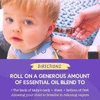 Oilogic Slumber & Sleep Roll-On Essential Oil for Babies & Toddlers - Gentle Aromatherapy Essential Oils, Mess-Free Comfort & Wellness Blends - Pediatrician-Tested Safe for Baby, .2 Fl Oz