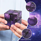 Fidget Infinity Cool Cube Toys: Fidget Toy Hand Held Magic Cubes Cool Stuff Gadgets Things Unique Birthday Gifts Boys Girls Kids Adults Anxiety Stress Relief Sensory Christmas Stocking Stuff Gift Toys