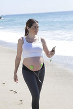 Wavhello BellyBuds Baby Bump Headphones - Prenatal Belly Speakers for Women During Pregnancy, Safely Play Music, Sounds, and Voices to Your Baby in The Womb - Green