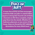Skillmatics Poke-in Art - Lilo & Stitch Characters, Mess-Free Fun for Kids, DIY Wood Craft Kits, Creative Activity, Gifts for Girls & Boys Ages 4, 5, 6, 7, 8, 9