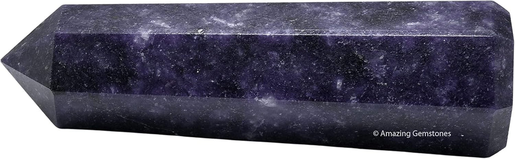 Amazing Gemstone Large Lepidolite Crystal Towers ~ Natural Healing Crystal Point Obelisk for Reiki Healing and Crystal Grid (5.5 to 6 INCH)