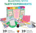 Playz Edible Exploding Candy Making Science Kit for Kids Ages 8-12 Years Old - Food Science Chemistry Kid Science Kit with 29 Experiments, Educational Science Kits for Boy & Girls