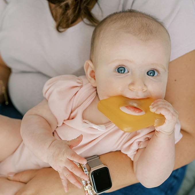 Dr. Brown's AquaCool Water-Filled Teether, Cooling Teether Toy for Babies, Soothes Sore Gums, Avocado Toast Shapes, BPA Free, 3m+, 2-Pack