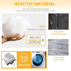 Orzbow Warm Bunting Bag Universal, Stroller Sleeping Bag Cold Weather, Waterproof Toddler Footmuff (Black, Large)