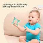 Pigeon Silicone Animal-Shaped Baby Teether, Pink Rabbit, 3M+, 1 Count – Multi-Textured Teething Relief Toys, Lightweight & Easy to Grasp