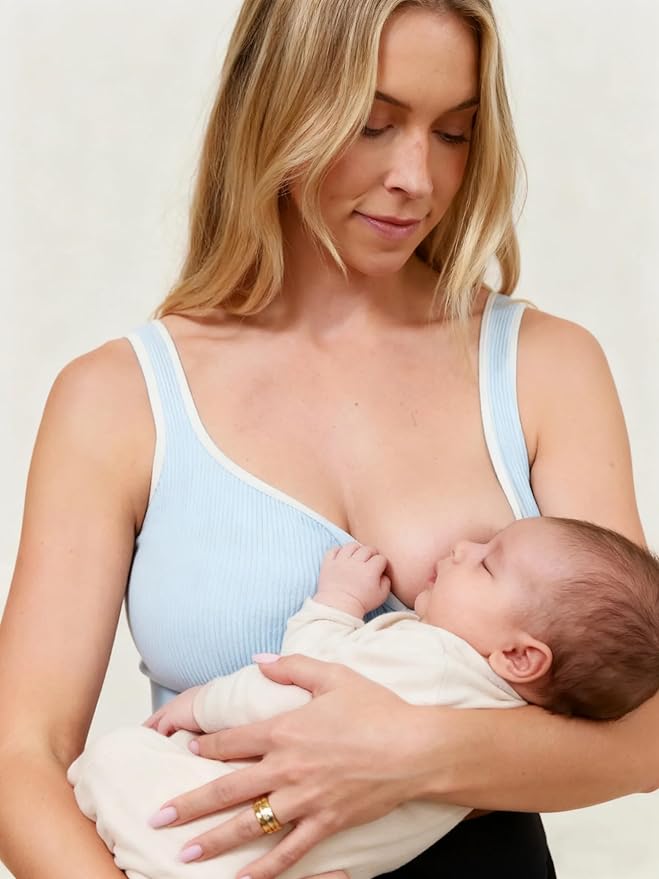 Nursing Bras for Breastfeeding Maternity Nursing Sleep Bra Lounge Pregnancy Bralette Bra Soft Comfort