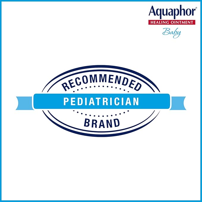 Aquaphor Baby Healing Ointment Advanced Therapy Skin Protectant, Dry Skin and Diaper Rash Ointment, Holiday Baby Gifts, 7 Oz Tube