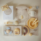 mushie Extra Soft Muslin Fitted Crib Sheet | 192 Thread Count | 28"x 52" (Bees)