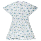 SleepingBaby Zipadee-Zip Transition Swaddle - Cozy Baby Swaddle Blanket with Zipper Convenience - Roomy Wearable Blanket for Easy Diaper Changes - Happy Wolf, X-Small (3-6 Month)