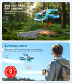 SYMA Remote Control Helicopter, X990 RC Helicopter with Thrilling Aerobatic Stunts, Altitude Hold, LED Lights, High & Low Speed, Safe Indoor/Outdoor Toy Gift for Boys and Girls
