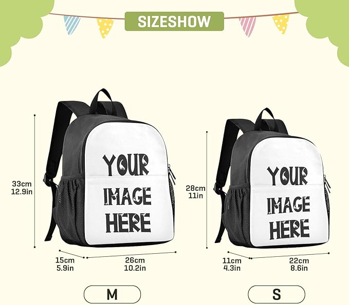 Toddler Mini Backpack - Waterproof, Cute, Kindergarten/Pre-School Size 11 Inch