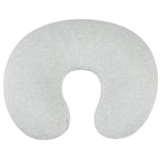 Onacosht 100% Organic Cotton Nursing Pillow Cover Soft Breathable Jersey Feeding Pillow Slipcover Fits Standard Infant Nursing Pillow or Positioner for Baby Boy and Girl, Grey Heather