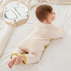 Handwoven Wicker Diaper Caddy Organizer, Multi - functional Baby Diaper Bag for Nursery & Home Storage, Detachable Lining, PU Handles, Baby Registry Must Haves (Water hyacinth)