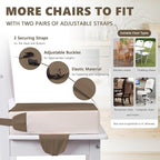 Booster Seat for Kitchen Chair with Adjustable Straps, Toddler Booster Seats for Dining Table Portable for Travel Camping Eating, Booster Cushion for Table for Baby Child Infant Kid Boy Girl