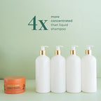 SHAZ & KIKS Ultra Hydrating Turmeric Shampoo | Sulfate-Free Shampoo for Dry, Itchy, Flaky Scalp | Deliver Deep Hydration with Turmeric & Kokum Butter, Travel Size