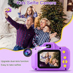 GKTZ Toys for Girls Age 3-8, Kids Camera Digital Video Toddler Camera Children Camcorder Birthday Gifts for 3 4 5 6 7 8 Year Old Girls with 32GB SD Card