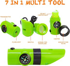 Bug Hunting Kit, Green Safari Vest, Hat, Binoculars, Lg. Butterfly Net, Bug Container, Whistle, Flashlight, Magnifier, Thermostat, Compass, Age 3+