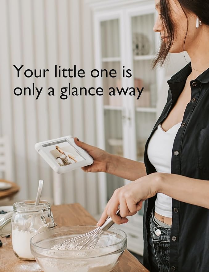 Momcozy Video Baby Monitor, 1080P 5" HD Baby Monitor with Camera & Wall Mount, Infrared Night Vision, 5000mAh Battery, 2-Way Audio, Temperature Sensor, Lullabies, 960ft Range, Ideal for New Moms, BM01