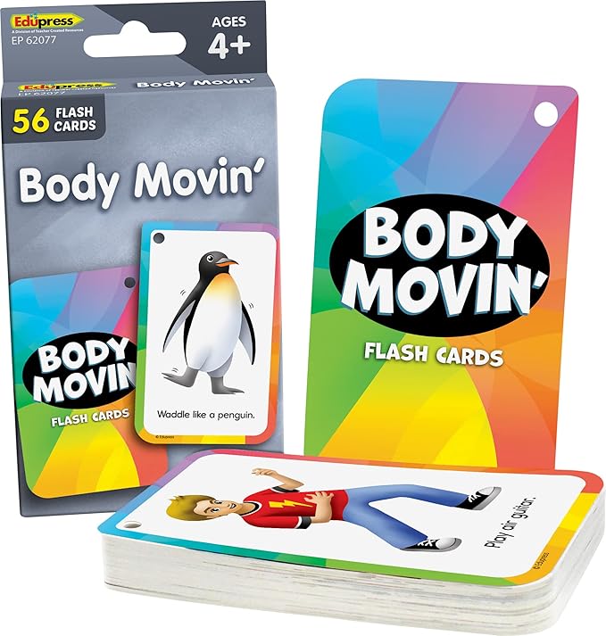 Teacher Created Resources Body Movin' Flash Cards (EP62077)
