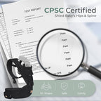 FRUITEAM 6-in-1 Baby Carrier with Hip Seat for Breastfeeding, All Seasons, All Position Adjustable Baby Chest Carrier with Lumbar Support, Adapt to Newborn, Infant & Toddler (Cool Black)