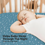 KeaBabies 2-Pack Baby Crib Sheets for Boys, Girls - 52x28 Viscose Derived from Bamboo Toddler Bed Sheets Neutral, Fitted Crib Mattress Cover for Standard Baby Bedding, Soft & Cozy (Dragon Tale)