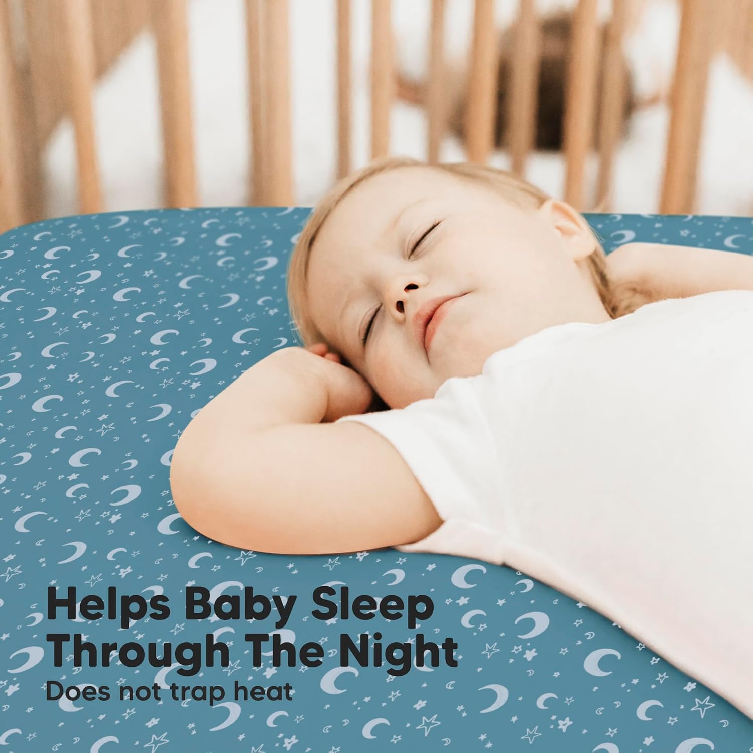 KeaBabies 2-Pack Baby Crib Sheets for Boys, Girls - 52x28 Viscose Derived from Bamboo Toddler Bed Sheets Neutral, Fitted Crib Mattress Cover for Standard Baby Bedding, Soft & Cozy (Dragon Tale)