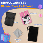 Obuby Real Binoculars for Kids Gifts for 3-12 Years Boys Girls 8x21 High-Resolution Optics Compact Toy Binocular for Bird Watching,Travel, Camping