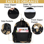 Toddler Backpack for Boys Kids, Cute Preschool Kindergarten School Bags for Girls Bookbag Daycare Travel Daypack, 15 Inch(World Map)