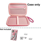 JCHPINE Hard Carrying Case for GiiKER Super Slide Brain Games, Protective Storage Holder for GiiKER Brain Teaser Puzzles Interactive Handheld Game Console Accessories (Case Only) (Pink)
