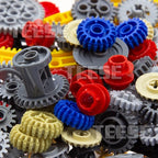 233pcs Gears-Differential kit, Compatible with Technic-Parts, for STEM-MOC-EV3-Project-Track-Car-Bulk- Blocks (Random Color)