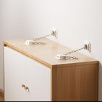 YEYA Anti-Tip No Drill Furniture Anchor with 3M Adhesive 10" Adjustable Straps, Baby Proofing Wall Anchors for Child Safety, Playroom Essentials 2P