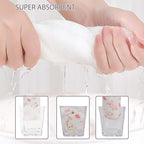 4 Pack Baby Washcloths 100% Cotton Soft and Absorbent Terry Wash Cloths for Sensitive Skin Face Hand Body Burp Rag Wipes Essentials for Newborns Infants Toddlers Girls Boys