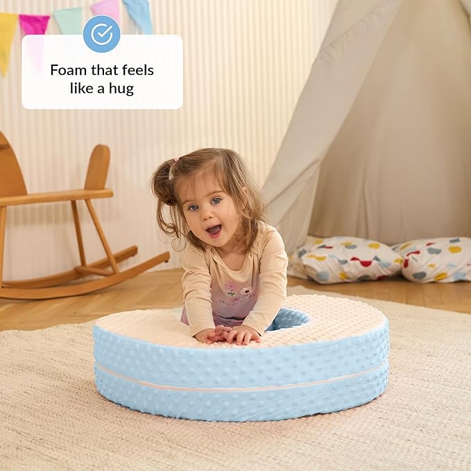 Baby Sit Up Pillow | Baby Pillow for Sitting Up | Comfortable Infant Seat for Early Sitting & Playtime | Soft & Stable Seat with Ring | Suitable from 4 Months