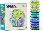 Speks Geode Sphere Magnetic Fidget Toy for Adults | Quiet Adult Sensory Toy for Stress Relief & Anxiety, Office Desk Toy & Top Gadget Gift Idea | Cool, 12-Piece Set